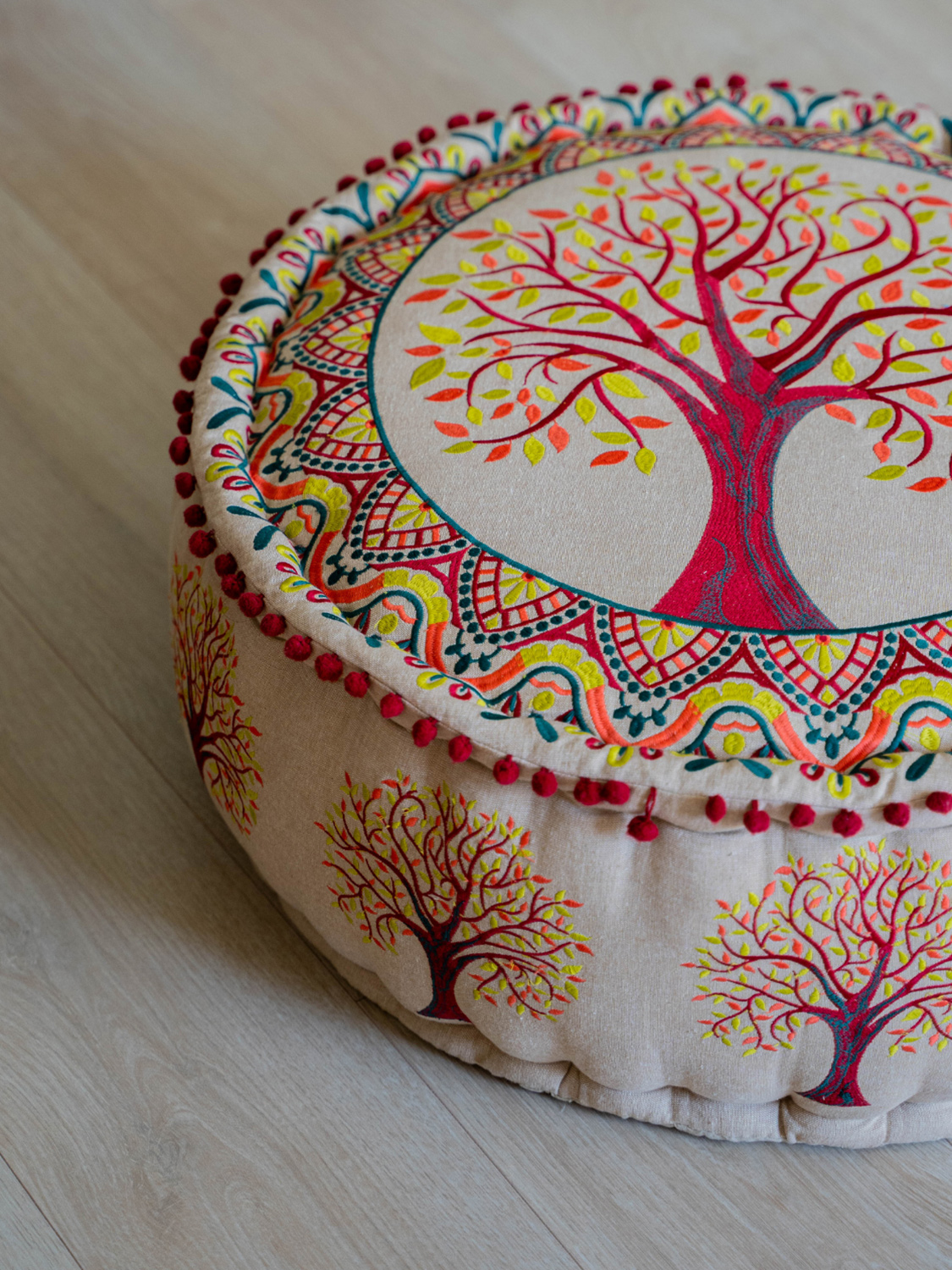 Sunset Symphony Pouffe: 